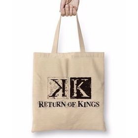 Baskı Dükkanı K Project Return of Kings Bez Çanta