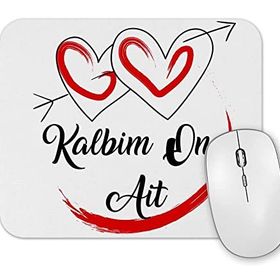 Baskı Dükkanı Kalbim Ona Ait Mouse Pad