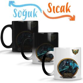 Baskı Dükkanı Kalista Lol League of Legends Sihirli Porselen Kupa