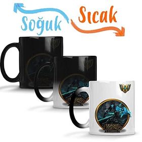 Baskı Dükkanı Kalista Lol League of Legends Sihirli Porselen Kupa