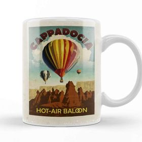 Baskı Dükkanı Kapadokya ve Balonlar Kupa