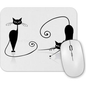 Baskı Dükkanı Kara Kediler Mouse Pad