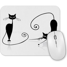 Baskı Dükkanı Kara Kediler Mouse Pad