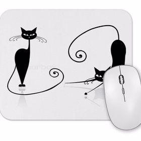 Baskı Dükkanı Kara Kediler Mouse Pad