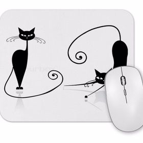 Baskı Dükkanı Kara Kediler Mouse Pad