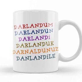 Baskı Dükkanı Karadeniz Sözleri Darlandum Darlanduk Kupa Bardak