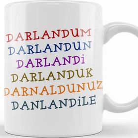 Baskı Dükkanı Karadeniz Sözleri Darlandum Darlanduk Kupa Bardak
