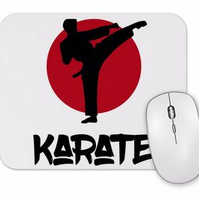 Baskı Dükkanı Karate Cool Martial Arts Mouse Pad