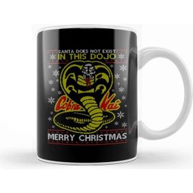 Baskı Dükkanı Karate Kid Cobra Kai Christmas Knit Pattern Kupa