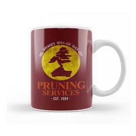 Baskı Dükkanı Karate Kid Mr Miyagi Pruning Services Kupa