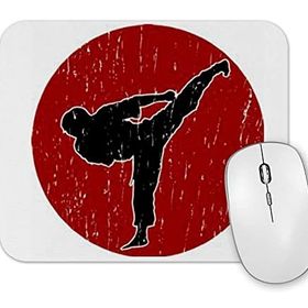 Baskı Dükkanı Karate Mouse Pad