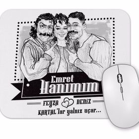 Baskı Dükkanı Kardeş Payı Emret Hanımım Mouse Pad
