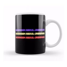 Baskı Dükkanı Kareem Abdul Jabbar Basketball Gifts Vintage Retro Rainbow Quotes For Boys And Dad Kupa