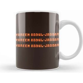 Baskı Dükkanı Kareem Abdul Jabbar Basketball Gifts Vintage Retro Rainbow Quotes For Boys And Dad Kupa