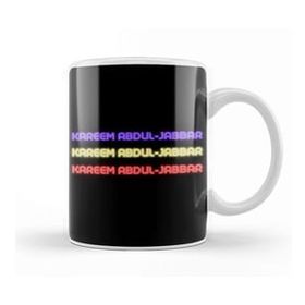Baskı Dükkanı Kareem Abdul Jabbar Basketball Gifts Vintage Retro Rainbow Quotes For Boys And Dad Kupa