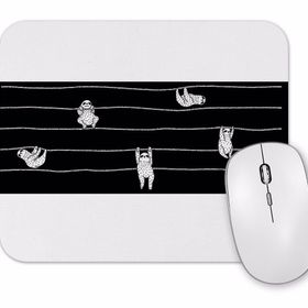 Baskı Dükkanı Kasvetli Şerit Mouse Pad