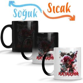Baskı Dükkanı Katarina League of Legends Sihirli Porselen Kupa
