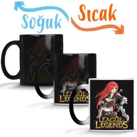 Baskı Dükkanı Katarina League of Legends Sihirli Porselen Kupa