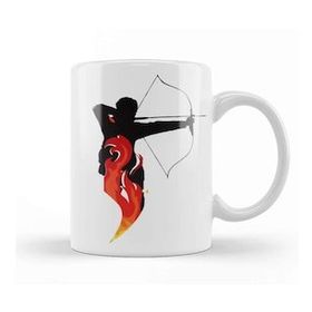 Baskı Dükkanı Katniss Everdeen Katniss on Fire Kupa