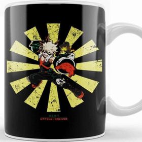 Baskı Dükkanı Katsuki Bakugo Retro Japanese My Hero Academia Kupa