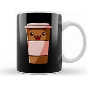Baskı Dükkanı Kawaii Coffee Cup Funny Anime Caffeine Japanese Kupa