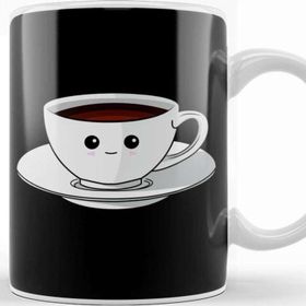 Baskı Dükkanı Kawaii Coffee Cup Funny Anime Caffeine Japanese Kupa