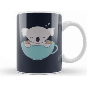 Baskı Dükkanı Kawaii Cute Koala Bear With Coffee Kupa