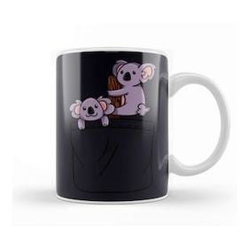 Baskı Dükkanı Kawaii Cute Koala Pocket 01 Kupa