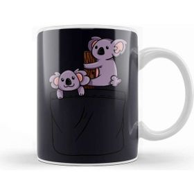 Baskı Dükkanı Kawaii Cute Koala Pocket 01 Kupa
