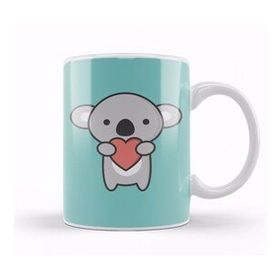 Baskı Dükkanı Kawaii Cute Koala With Heart 01 Kupa