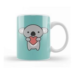 Baskı Dükkanı Kawaii Cute Koala With Heart 01 Kupa