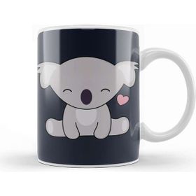 Baskı Dükkanı Kawaii Cute Koala With Heart Kupa