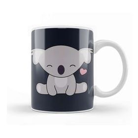 Baskı Dükkanı Kawaii Cute Koala With Heart Kupa