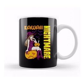 Baskı Dükkanı Kawaii Nightmare Halloween Anime Princess Witch Kupa