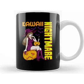 Baskı Dükkanı Kawaii Nightmare Halloween Anime Princess Witch Kupa