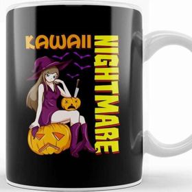 Baskı Dükkanı Kawaii Nightmare Halloween Anime Princess Witch Kupa