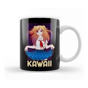 Baskı Dükkanı Kawaii Waifu Anime Girl Japanese Cute Manga Senpai Kupa