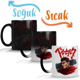 Baskı Dükkanı KB05 Berserk Guts Puck Porselen Kupa Bardak