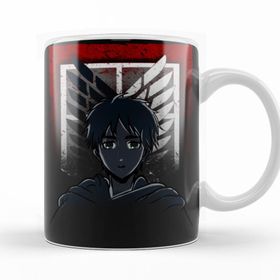 Baskı Dükkanı KB10003 Attack On Titan Human Hope Porselen Kupa Bardak