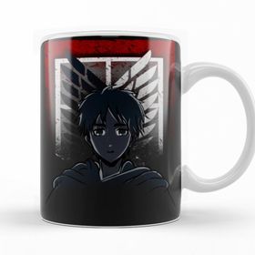 Baskı Dükkanı KB10003 Attack On Titan Human Hope Porselen Kupa Bardak