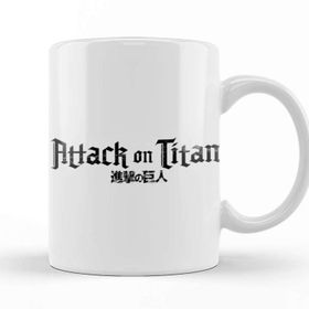 Baskı Dükkanı KB10007 Attack On Titan Logo Porselen Kupa Bardak