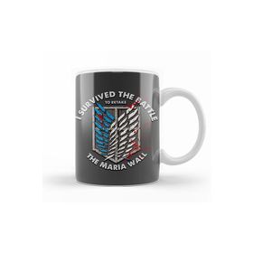 Baskı Dükkanı KB10008 Attack On Titan Maria Wall Porselen Kupa Bardak