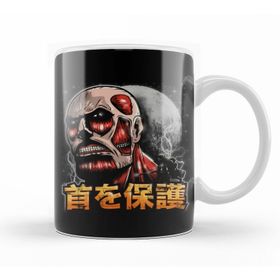 Baskı Dükkanı KB10011 Attack On Titan Protect Ya Neck Porselen Kupa Bardak