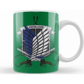 Baskı Dükkanı KB10014 Attack On Titan Scoutıng Legıon Porselen Kupa Bardak