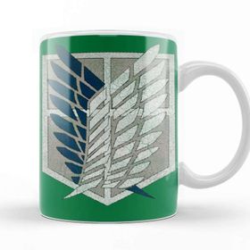 Baskı Dükkanı KB10014 Attack On Titan Scoutıng Legıon Porselen Kupa Bardak