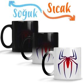 Baskı Dükkanı KB1002 Spiderman Venom Marvel Porselen Kupa Bardak