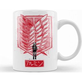Baskı Dükkanı KB10027 Attack On Titan Traditional Armin Porselen Kupa Bardak