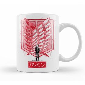 Baskı Dükkanı KB10027 Attack On Titan Traditional Armin Porselen Kupa Bardak