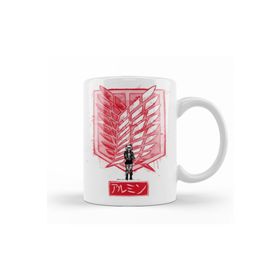 Baskı Dükkanı KB10027 Attack On Titan Traditional Armin Porselen Kupa Bardak