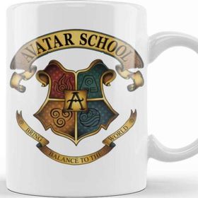 Baskı Dükkanı KB10034 Avatar School Porselen Kupa Bardak
